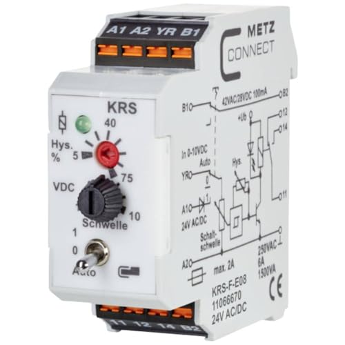 Metz Connect Schwellwertschalter 24, 24 V/AC, V/DC (max) 1 Wechsler 11066670 1St. von METZ CONNECT