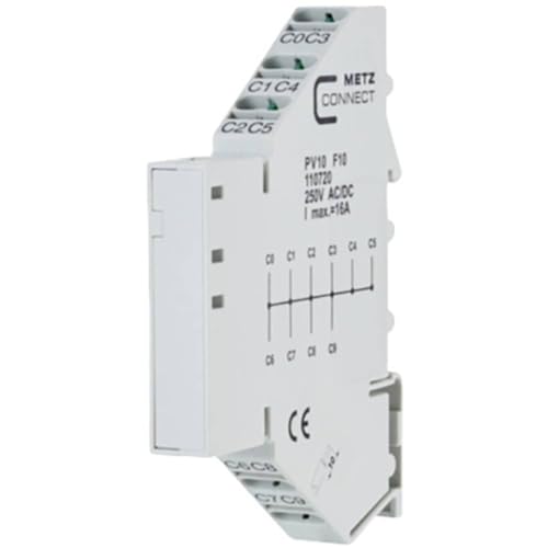 Unbekannt Metz Connect Potentialverteiler PV 10 Durchgangs-Reihenklemme 4250184123187 von METZ CONNECT