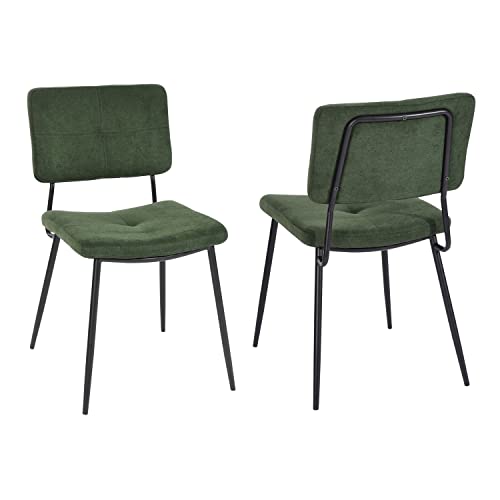 MEUBLE COSY Esszimmerstühle 2er Set Retro Küchenstühle Ergonomisch Wohnzimmerstuhl Bürostuhl Sessel mit Rückenlehne Sitzfläche aus Stoff Metallbeine MEUBLE COSY Esszimmerstühle 2er Set Retro Küchenstühle Ergonomisch Wohnzimmerstuhl Bürostuhl Sessel mit Rückenlehne Sitzfläche aus Stoff Metallbeine von MEUBLE COSY