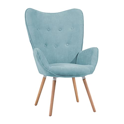 MEUBLE COSY Sessel mit Holzbein Lehnstühle Polstersessel Stoff Lounge Sessel Clubsessel Fernsehsessel von MEUBLE COSY