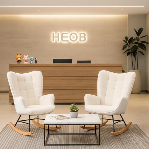 MEUBLE Cosy Konferenzstuhl Ergonomisch und Bequem, Besprechungsstuhl für Konferenzraum und Lounge, Modernes Design für Büro und Empfangsbereich, Bouclé-Stoff von MEUBLE COSY