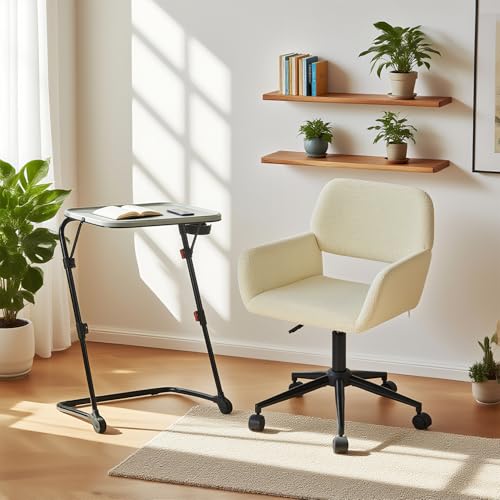 MEUBLE Cosy Schreibtisch Set mit Bürostuhl Kindertisch Faltbar und Stuhl höhenverstellbar fürs Büro Homeoffice, Beige + Grau MEUBLE Cosy Schreibtisch Set mit Bürostuhl Kindertisch Faltbar und Stuhl höhenverstellbar fürs Büro Homeoffice, Beige + Grau von MEUBLE COSY