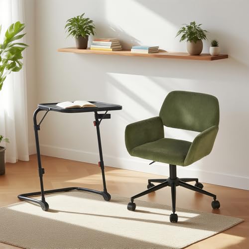 MEUBLE Cosy Schreibtisch Set mit Bürostuhl Kindertisch Faltbar und Stuhl höhenverstellbar fürs Büro Homeoffice, Grün + Schwarz MEUBLE Cosy Schreibtisch Set mit Bürostuhl Kindertisch Faltbar und Stuhl höhenverstellbar fürs Büro Homeoffice, Grün + Schwarz von MEUBLE COSY