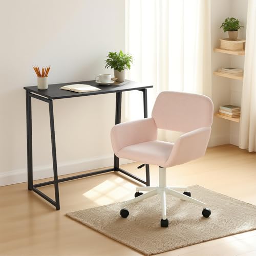 MEUBLE Cosy Schreibtisch Set mit Bürostuhl Kindertisch Faltbar und Stuhl höhenverstellbar fürs Büro Homeoffice, Rosa + Schwarz MEUBLE Cosy Schreibtisch Set mit Bürostuhl Kindertisch Faltbar und Stuhl höhenverstellbar fürs Büro Homeoffice, Rosa + Schwarz von MEUBLE COSY