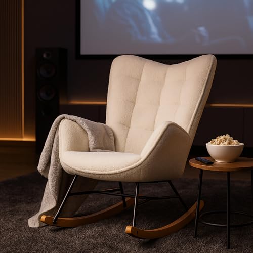MEUBLE Cosy XXL-Sessel im skandinavischen Design Großer Polstersessel aus Bouclé-Stoff mit Hoher Rückenlehne und Armlehnen MEUBLE Cosy XXL-Sessel im skandinavischen Design Großer Polstersessel aus Bouclé-Stoff mit Hoher Rückenlehne und Armlehnen von MEUBLE COSY