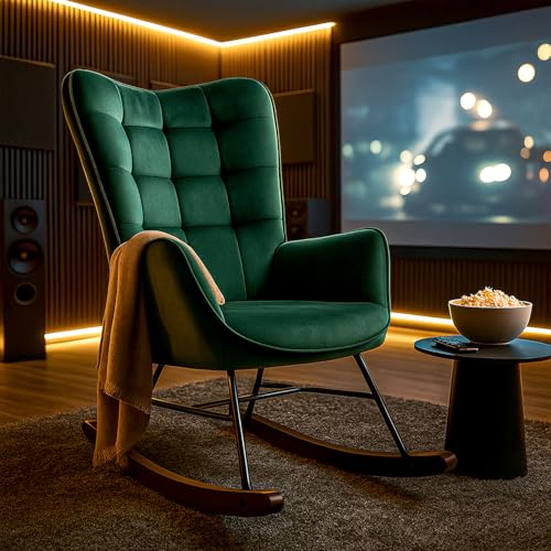 MEUBLE Cosy XXL-Sessel im skandinavischen Design Großer Polstersessel aus Samt mit Hoher Rückenlehne und Armlehnen von MEUBLE COSY