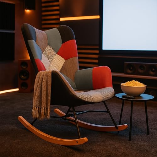 MEUBLE Cosy XXL-Sessel im skandinavischen Design Großer Polstersessel aus Stoff Patchwork mit Hoher Rückenlehne und Armlehnen MEUBLE Cosy XXL-Sessel im skandinavischen Design Großer Polstersessel aus Stoff Patchwork mit Hoher Rückenlehne und Armlehnen von MEUBLE COSY