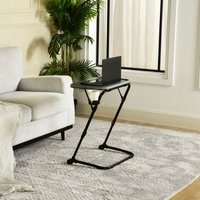 MEUBLES COSY Kleiner, klappbarer Laptoptisch, höhenverstellbar, klappbare und neigbare Oberfläche für einfache Aufbewahrung, grau MEUBLES COSY Kleiner, klappbarer Laptoptisch, höhenverstellbar, klappbare und neigbare Oberfläche für einfache Aufbewahrung, grau von MEUBLES COSY