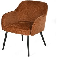 MEUBLES COSY Skandinavischer Sessel mit Stoffkissen und Beinen aus Buchenholz für Wohn- und Schlafzimmer, dunkelbraun MEUBLES COSY Skandinavischer Sessel mit Stoffkissen und Beinen aus Buchenholz für Wohn- und Schlafzimmer, dunkelbraun von MEUBLES COSY