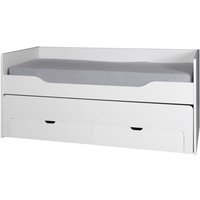 Ausziehbett mit Schubladen 90x200 aus der Kollektion ricco - Farbe Alpinweiß, ideal für Ihr Kind und sein Zimmer. Ausziehbett mit Schubladen 90x200 aus der Kollektion ricco - Farbe Alpinweiß, ideal für Ihr Kind und sein Zimmer. von MEUBLORAMA