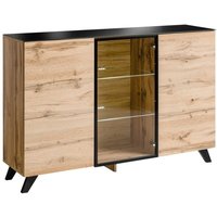 Buffet, Sideboard Modell tino + led. Skandinavischer Möbelstil. Designer-Kommode für Ihr Wohn- oder Esszimmer. von MEUBLORAMA