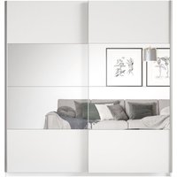 Designerschrank 180cm. 2 Türen mit modulierbaren Spiegeln. Farbe Mattweiß. Kollektion EOS. Designerschrank 180cm. 2 Türen mit modulierbaren Spiegeln. Farbe Mattweiß. Kollektion EOS. von MEUBLORAMA