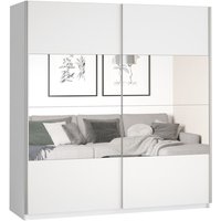 Designerschrank 200cm. 2 Türen mit modulierbaren Spiegeln. Farbe Mattweiß. Kollektion eos. Designerschrank 200cm. 2 Türen mit modulierbaren Spiegeln. Farbe Mattweiß. Kollektion eos. von MEUBLORAMA