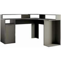 Meublorama - Eckschreibtisch graphix mit 1 Tür - 139 cm - Graphitgrau - Kollektion graphix Meublorama - Eckschreibtisch graphix mit 1 Tür - 139 cm - Graphitgrau - Kollektion graphix von MEUBLORAMA