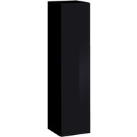Meublorama - Hängeschrank – Schwarz – Kollektion switch – 1 Tür – 30x120 cm – Modernes Design von MEUBLORAMA