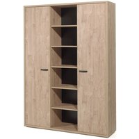Hochschrank für Büro mit 2 Türen und Regalen in Goldene Eiche Farbe aus der DEPÉ Kollektion Hochschrank für Büro mit 2 Türen und Regalen in Goldene Eiche Farbe aus der DEPÉ Kollektion von MEUBLORAMA