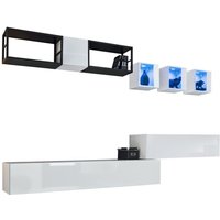Industrielle Wohnzimmermöbel-Set switch M3 – Weiß – Integrierte led & Push-to-Open-System Industrielle Wohnzimmermöbel-Set switch M3 – Weiß – Integrierte led & Push-to-Open-System von MEUBLORAMA