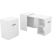 Klappbarer Schreibtisch für kleine Räume, Kollektion FLIP, Farbe Weiß. Klappbarer Schreibtisch für kleine Räume, Kollektion FLIP, Farbe Weiß. von MEUBLORAMA