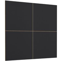 Meublorama - Dekorative Wandpaneele in Mattschwarz auf Eichenholzhintergrund. Kollektion clara Meublorama - Dekorative Wandpaneele in Mattschwarz auf Eichenholzhintergrund. Kollektion clara von MEUBLORAMA