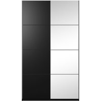 Meublorama - Design-Schrank 120 cm. 2 Türen mit modulierbaren Spiegeln. Farbe Mattschwarz. Kollektion eos. Meublorama - Design-Schrank 120 cm. 2 Türen mit modulierbaren Spiegeln. Farbe Mattschwarz. Kollektion eos. von MEUBLORAMA