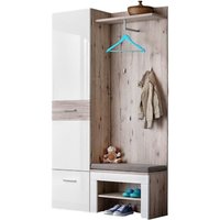 Meublorama - Designermöbel für Ihren Eingangsbereich, Kollektion onyx 1, Farbe Eiche und Weiß. von MEUBLORAMA