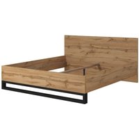 Meublorama - Erwachsenenbett 180x200 im Industriestil - Kollektion milos. Farbe rohe Eiche und Schwarz. Lattenrost inklusive. Meublorama - Erwachsenenbett 180x200 im Industriestil - Kollektion milos. Farbe rohe Eiche und Schwarz. Lattenrost inklusive. von MEUBLORAMA