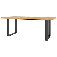 Meublorama - Esstisch für 8 Personen aus der MILO-Kollektion in Eichenfarbe. von MEUBLORAMA