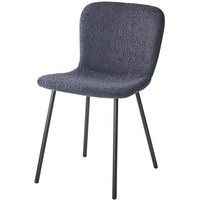 Meublorama - Stuhl mit Schlingenbezug für das Esszimmer in dunkelgrauer Farbe. Kollektion alcan Meublorama - Stuhl mit Schlingenbezug für das Esszimmer in dunkelgrauer Farbe. Kollektion alcan von MEUBLORAMA