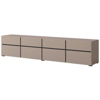 Meublorama - TV-Möbel xl in Beige und Schwarz 225cm Kollektion havana. Designermöbel mit 4 Türen und 4 Schubladen. Meublorama - TV-Möbel xl in Beige und Schwarz 225cm Kollektion havana. Designermöbel mit 4 Türen und 4 Schubladen. von MEUBLORAMA