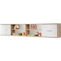 Meublorama - Wandregal denver – Eiche und Weiß – 2 Türen und 4 Fächer – Design-Wandspeicher Meublorama - Wandregal denver – Eiche und Weiß – 2 Türen und 4 Fächer – Design-Wandspeicher von MEUBLORAMA