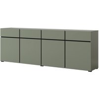 Meublorama - Buffet xl Farbe Salbeigrün 225cm Kollektion havana. Sideboard Design mit 4 Türen und 4 Schubladen. von MEUBLORAMA
