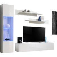Möbelstück tv fly G3 Design, Farbe glänzend weiß. Modernes und trendiges hängendes Möbel für Ihr Wohnzimmer. Möbelstück tv fly G3 Design, Farbe glänzend weiß. Modernes und trendiges hängendes Möbel für Ihr Wohnzimmer. von MEUBLORAMA