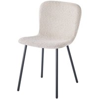 Stuhl mit Schlingenbezug für das Esszimmer in Sandfarbe. Kollektion alcan Stuhl mit Schlingenbezug für das Esszimmer in Sandfarbe. Kollektion alcan von MEUBLORAMA