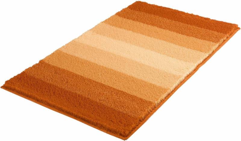 MEUSCH Badematte Palace, Höhe 23 mm, rutschhemmend beschichtet, fußbodenheizungsgeeignet, Kunstfaser, rechteckig, Badteppich, gestreift, mit Farbverlauf, waschbar von MEUSCH