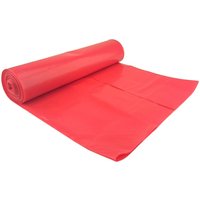 Müllsäcke dick 80 Mikron langlebige Rolle mit 15 Stück - rot 120L von MEVA
