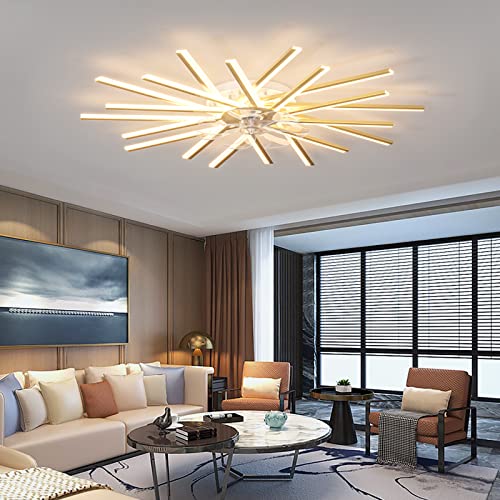 MEVZHH 24,4" Deckenventilatoren Mit 12 Lichternd Remote Silent Fan Kronleuchter Geführt Tri-Farbe Licht Deckenventilatoren Mittimer Umkehrmotor Sommer /-Modus Für Schlafzimmer Wohnzimmer Lounge/D/114C MEVZHH 24,4" Deckenventilatoren Mit 12 Lichternd Remote Silent Fan Kronleuchter Geführt Tri-Farbe Licht Deckenventilatoren Mittimer Umkehrmotor Sommer /-Modus Für Schlafzimmer Wohnzimmer Lounge/D/114C von MEVZHH