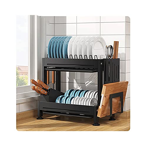 MEVZHH 3 Tier Küche Geschirr Rack Mit Schrank Aufbewahrungsbox Für Geschirr Trocknuund Ablauf Arbeitsplatte Geschirr Ablauf Regal Nizer Für Küche Zähler/B MEVZHH 3 Tier Küche Geschirr Rack Mit Schrank Aufbewahrungsbox Für Geschirr Trocknuund Ablauf Arbeitsplatte Geschirr Ablauf Regal Nizer Für Küche Zähler/B von MEVZHH