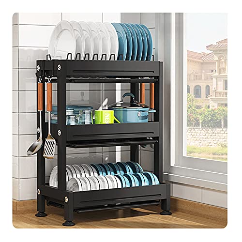 MEVZHH 3 Tier Küche Geschirr Rack Mit Schrank Aufbewahrungsbox Für Geschirr Trocknuund Ablauf Arbeitsplatte Geschirr Ablauf Regal Nizer Für Küche Zähler/C MEVZHH 3 Tier Küche Geschirr Rack Mit Schrank Aufbewahrungsbox Für Geschirr Trocknuund Ablauf Arbeitsplatte Geschirr Ablauf Regal Nizer Für Küche Zähler/C von MEVZHH