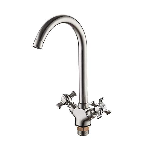 MEVZHH Armaturen, Küchenhahn Arbor Dual-Griff Faltbar Küche Wasserhahn Mixer, Spot Resist Edelstaküchenhahnen Gebürsteter Staküchenhahnen Heißd Kalt MEVZHH Armaturen, Küchenhahn Arbor Dual-Griff Faltbar Küche Wasserhahn Mixer, Spot Resist Edelstaküchenhahnen Gebürsteter Staküchenhahnen Heißd Kalt von MEVZHH