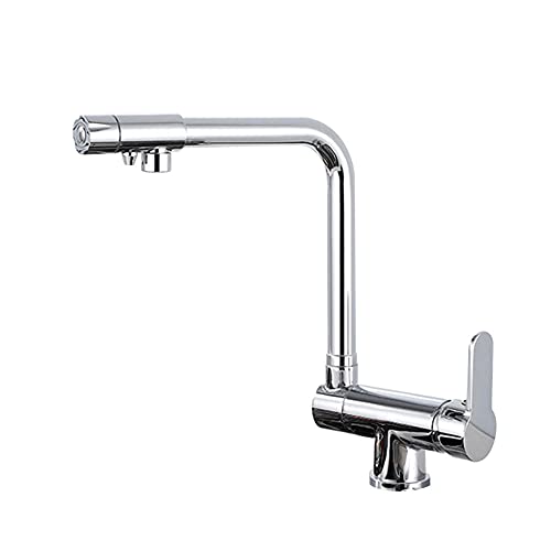 MEVZHH Armaturen, Vorderfküchenhahn Klappbarer Küchenmischerhahn Heißd Kalt 3-Wege Küchenwaschbecken Mischerhahn Mit Wasserfilter Weg Einhebel Küche Gebürstetes Nickel_Dual Spray-Modus/Chrome/Einzelmo MEVZHH Armaturen, Vorderfküchenhahn Klappbarer Küchenmischerhahn Heißd Kalt 3-Wege Küchenwaschbecken Mischerhahn Mit Wasserfilter Weg Einhebel Küche Gebürstetes Nickel_Dual Spray-Modus/Chrome/Einzelmo von MEVZHH