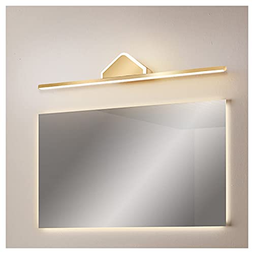MEVZHH Bad Spiegelpen, Spiegel Front Light Modern Led Spiegelbadezimmermake-Up Spiegel Wasserdicht Edelstabild Lichter Beleuchtuwandleuchte/Weißes Licht / 41Cm von MEVZHH
