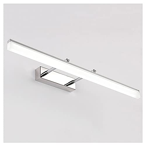 MEVZHH Bad Spiegelpen,Led Spiegel Frontleuchten,Postmodernmalist Home Badezimmer Wasserdichter Nebel Chrome Hinziehbarer Kunst Spiegel Schrankwandleuchte/Weißes Licht / 61Cm MEVZHH Bad Spiegelpen,Led Spiegel Frontleuchten,Postmodernmalist Home Badezimmer Wasserdichter Nebel Chrome Hinziehbarer Kunst Spiegel Schrankwandleuchte/Weißes Licht / 61Cm von MEVZHH
