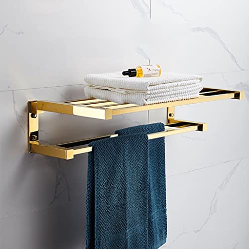 MEVZHH Badezimmer Hardware Set, All-Kupfer Faltbares Handtuch Rack Bar Schiene, Kleidutrocknungsstand, Badezimmer Zubehör Kit/Kleidutrocknungsstand/Faltbare Handtücherschiene von MEVZHH