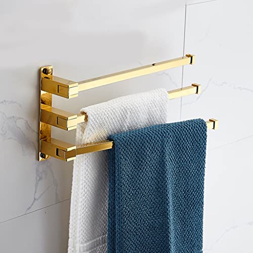 MEVZHH Badezimmer Hardware Set, All-Kupfer Faltbares Handtuch Rack Bar Schiene, Kleidutrocknungsstand, Badezimmer Zubehör Kit/Kleidutrocknungsstand/Handtuchbar Drei Stäbe MEVZHH Badezimmer Hardware Set, All-Kupfer Faltbares Handtuch Rack Bar Schiene, Kleidutrocknungsstand, Badezimmer Zubehör Kit/Kleidutrocknungsstand/Handtuchbar Drei Stäbe von MEVZHH