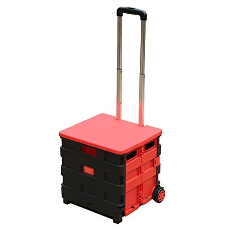 MEVZHH Bewegbare Hand Trucks Warenkorb Einkaufswagen, Klappwagen Stiefel Aufbewahrungsbox Mit 2 Rädern Einkaufsmittelwagen Reise Tragbarer Korb Für Campipicknickwagen MEVZHH Bewegbare Hand Trucks Warenkorb Einkaufswagen, Klappwagen Stiefel Aufbewahrungsbox Mit 2 Rädern Einkaufsmittelwagen Reise Tragbarer Korb Für Campipicknickwagen von MEVZHH