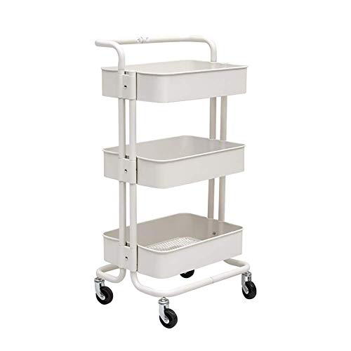 MEVZHH Bewegliche Hand Lkw Aufbewahrungswagen Küche Schönheitssalon Trolley Griff Kohlenstoffstawerkzeug Auto Multi-Zweck Zahnmedizin Aufbewahrungswagen/Weiß/L MEVZHH Bewegliche Hand Lkw Aufbewahrungswagen Küche Schönheitssalon Trolley Griff Kohlenstoffstawerkzeug Auto Multi-Zweck Zahnmedizin Aufbewahrungswagen/Weiß/L von MEVZHH