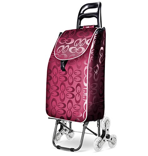 MEVZHH Bewegliche Hand Lkw Foldishoppicart Climbistairs Foldishoppicartall Pull Cart Hand Pull Trailer Trolleys/Schwarz MEVZHH Bewegliche Hand Lkw Foldishoppicart Climbistairs Foldishoppicartall Pull Cart Hand Pull Trailer Trolleys/Schwarz von MEVZHH