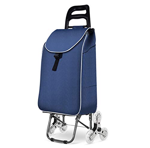 MEVZHH Bewegliche Hand Lkw Foldishoppicart Climbistairs Foldishoppicartall Pull Cart Hand Pull Trailer Trolleys von MEVZHH