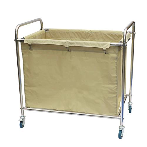 MEVZHH Bewegliche Hand Trucks Lagerwagen Küche Schönheitssalon Trolley Heavy Duty Rolliwaschkarr Kapazität Leinenwagen Mit Beweglichem Stoff/Gelb/L MEVZHH Bewegliche Hand Trucks Lagerwagen Küche Schönheitssalon Trolley Heavy Duty Rolliwaschkarr Kapazität Leinenwagen Mit Beweglichem Stoff/Gelb/L von MEVZHH