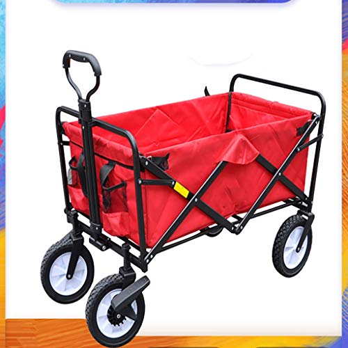 MEVZHH Bewegliche Hand Trucks Outdoor Campicart Supermarkt Faltbare Shoppicart Boden Push Cart Faltbare Shoppicart Faltbare Wagen/Ein MEVZHH Bewegliche Hand Trucks Outdoor Campicart Supermarkt Faltbare Shoppicart Boden Push Cart Faltbare Shoppicart Faltbare Wagen/Ein von MEVZHH